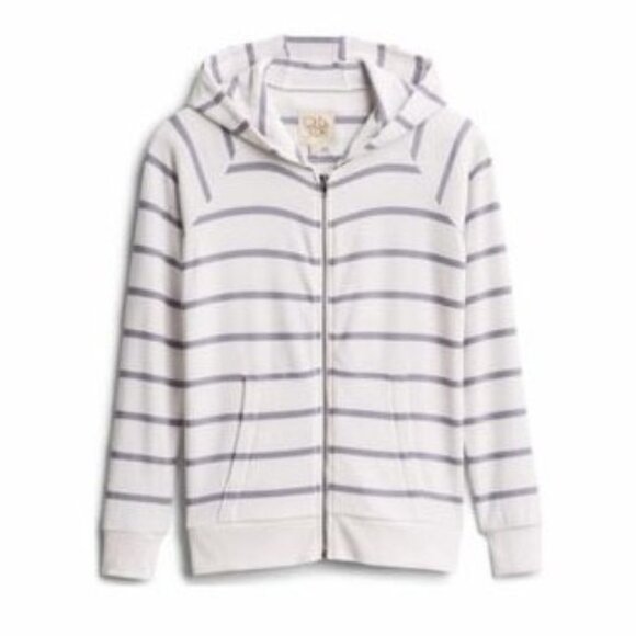 NWT - Chaser Akielah Zip Up Hooded Knit Top - Picture 1 of 2